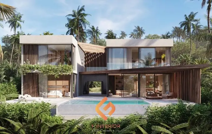 4.4 Thiết Kế Nội Thất Biệt Thự Nghỉ Dưỡng Song Lập
