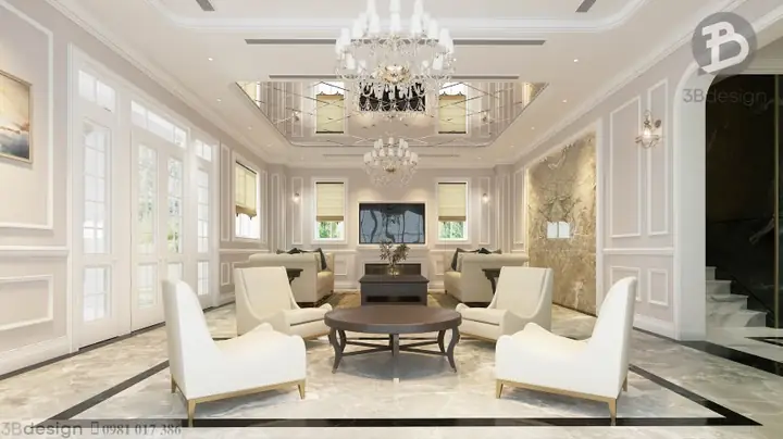 Biệt Thự Nhà Vườn Với Nội Thất Phong Cách Tân Cổ Điển (neo Classical) Biệt Thự Nhà Vườn Với Nội Thất Phong Cách Tân Cổ Điển (neo Classical)