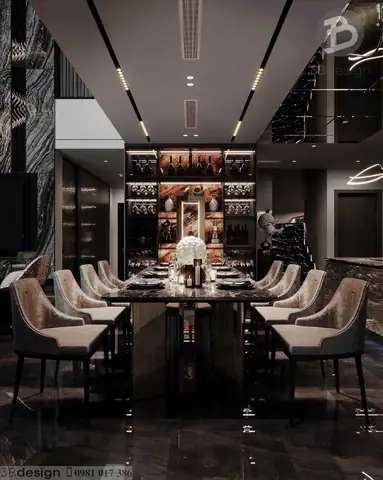 Mẫu Thiết Kế Nội Thất Biệt Thự Nhà Vườn Phong Cách Luxury Sang Trọng Mẫu Thiết Kế Nội Thất Biệt Thự Nhà Vườn Phong Cách Luxury Sang Trọng