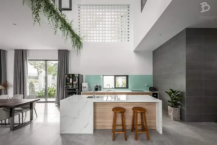 Thiết Kế Nội Thất Phòng Bếp Và Phòng Ăn Biệt Thự Nhà Vườn Thiết Kế Nội Thất Phòng Bếp Và Phòng Ăn Biệt Thự Nhà Vườn