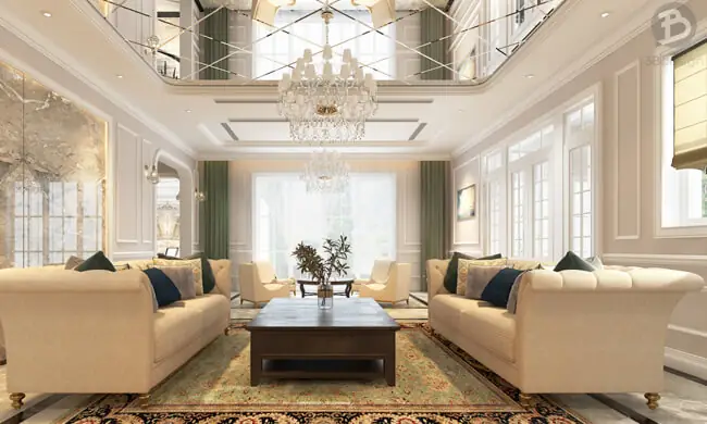 Biệt Thự Nhà Vườn Với Nội Thất Phong Cách Tân Cổ Điển (neo Classical) Biệt Thự Nhà Vườn Với Nội Thất Phong Cách Tân Cổ Điển (neo Classical)
