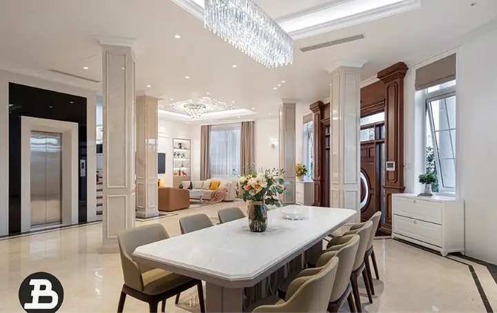 Thiết Kế Nội Thất Phòng Bếp Và Phòng Ăn Biệt Thự Nhà Vườn Thiết Kế Nội Thất Phòng Bếp Và Phòng Ăn Biệt Thự Nhà Vườn