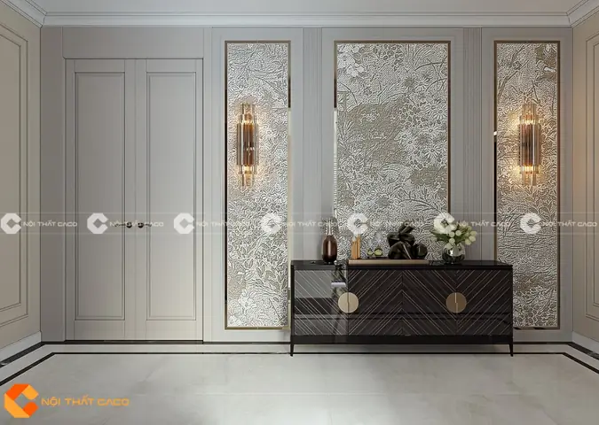 Thiết Kế Nội Thất Biệt Thự Với Không Gian Phòng Khách Luxury