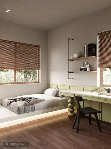 6. Map Design – Đơn Thị Thiết Kế Nội Thất Biệt Thự Song Lập Hiện Đại, Đẳng Cấp