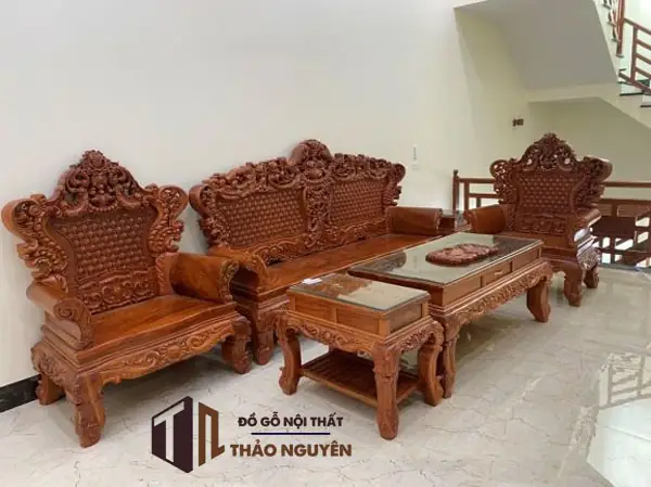 Kinh Nghiệm Chọn Bộ Bàn Ghế Phòng Khách Giả Gỗ Tinh Tế