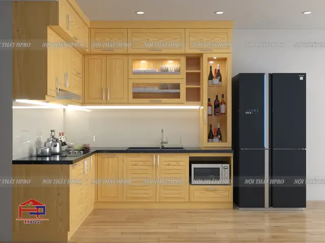 Chất Liệu Gỗ Tạo Nên Tủ Bếp Tbsn32 Nhà Anh Tú Chất Liệu Gỗ Tạo Nên Tủ Bếp Tbsn32 Nhà Anh Tú