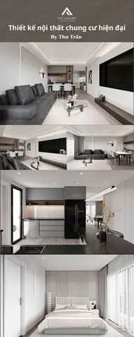 Mẫu Thiết Kế Nội Thất Chung Cư Phong Cách Hiện Đại