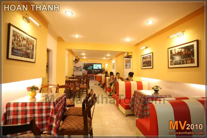 Nội Thất Quán Cafe Như Rộng Ra: