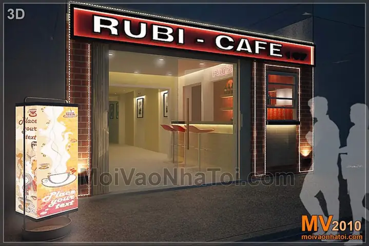 Nội Thất Cafe Đơn Giản