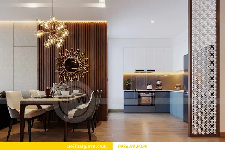 Thiết Kế Nội Thất Căn Hộ Metropolis Tòa M3 01 Với Không Gian Phòng Khách: