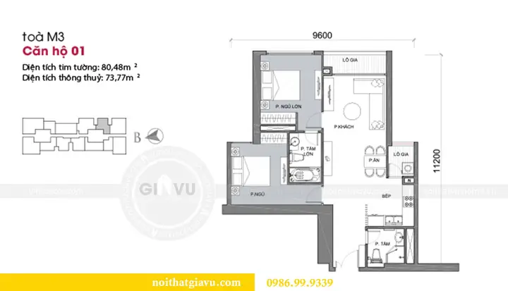 Thiết Kế Nội Thất Căn Hộ Metropolis Tòa M3 01 Nhà Anh Thịnh
