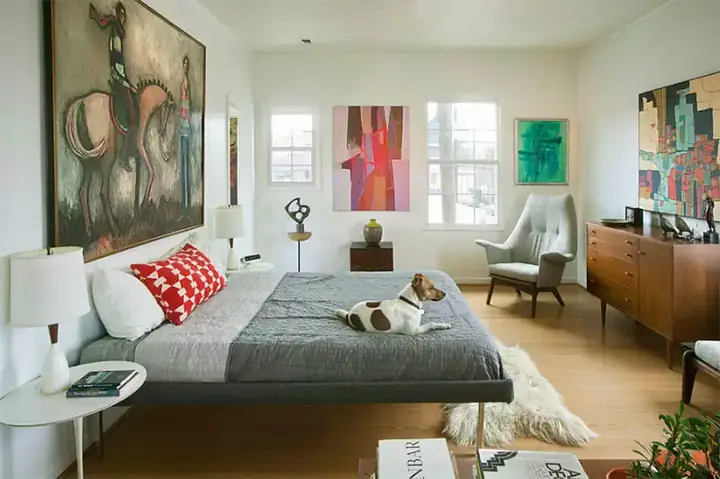 Thiết Kế Nội Thất Căn Hộ 25m2 Phong Cách Mid-century