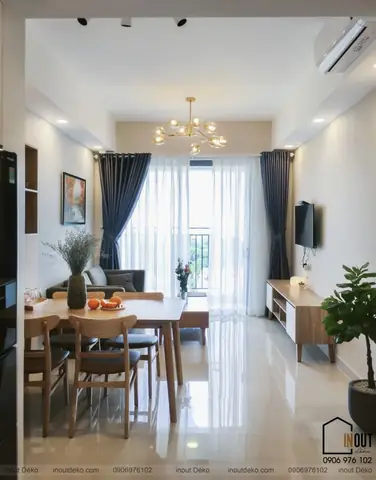 Ý Tưởng Không Gian Phòng Khách Căn Hộ Botanica Premier.