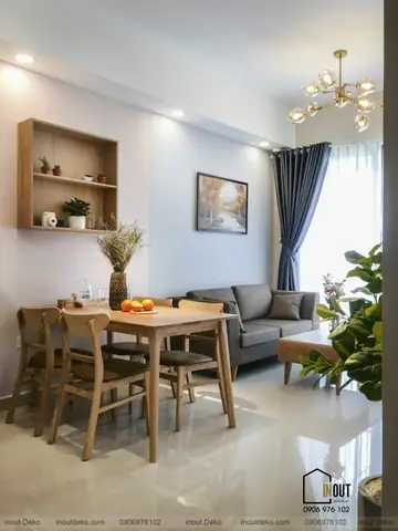 Ý Tưởng Không Gian Phòng Khách Căn Hộ Botanica Premier.