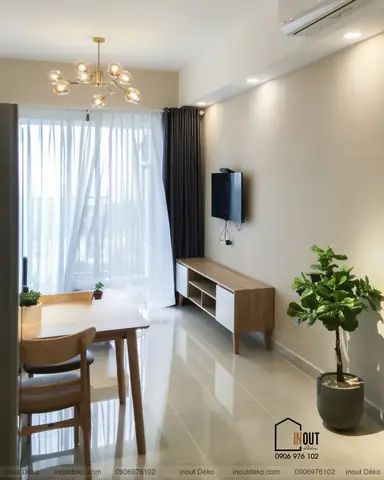 Ý Tưởng Không Gian Phòng Khách Căn Hộ Botanica Premier.
