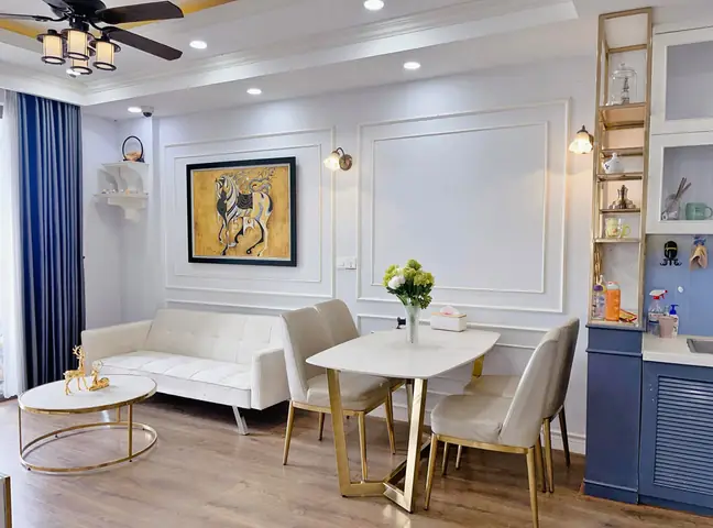 Phòng Khách Căn Hộ Botanica Premier Hồng Hà 2 Phòng Ngủ 69m2