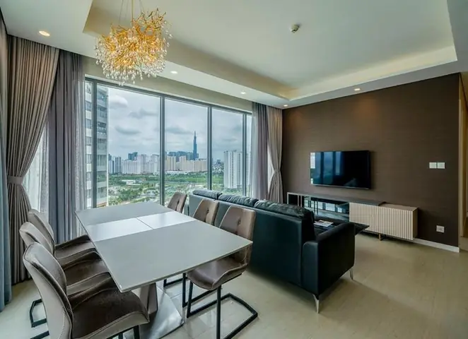 Siêu Phẩm 3 Phòng Ngủ Diamond Island View Sông Sg Và Landmark 81 Nội Thất Đẹp