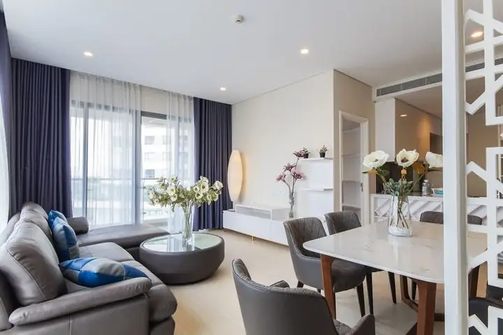 Thuê Căn Hộ Đảo Kim Cương Căn Gốc 3 Phòng Ngủ Full Nội Thất Đẹp View Landmark 81