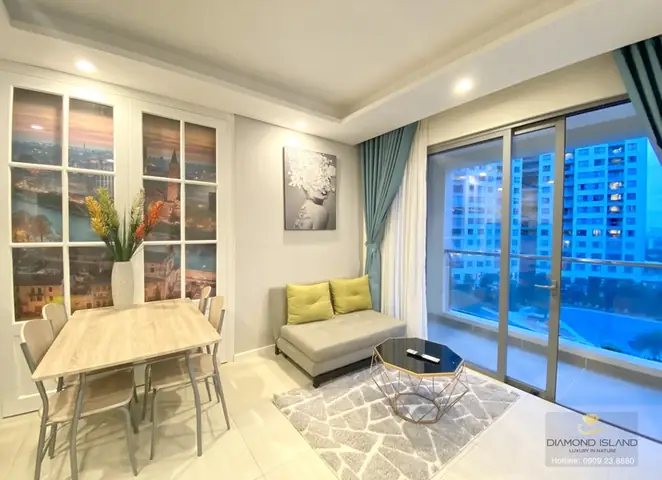[b-xx.04] Bán 1 Phòng Ngủ Đảo Kim Cương Full Nội Thất Đẹp, View Hồ Bơi