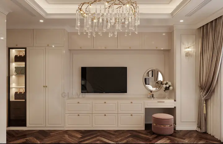 Mẫu Thiết Kế Nội Thất Căn Hộ Tân Cổ Điển Đẹp Nhất Royal City