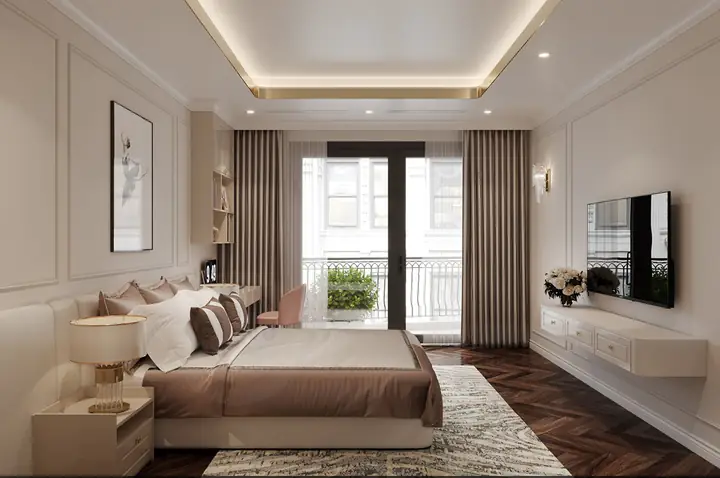 Mẫu Thiết Kế Nội Thất Căn Hộ Tân Cổ Điển Đẹp Nhất Royal City