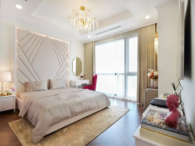 Thiết Kế Thi Công Nội Thất Chung Cư Tân Cổ Điển Nhà Chị Nhi