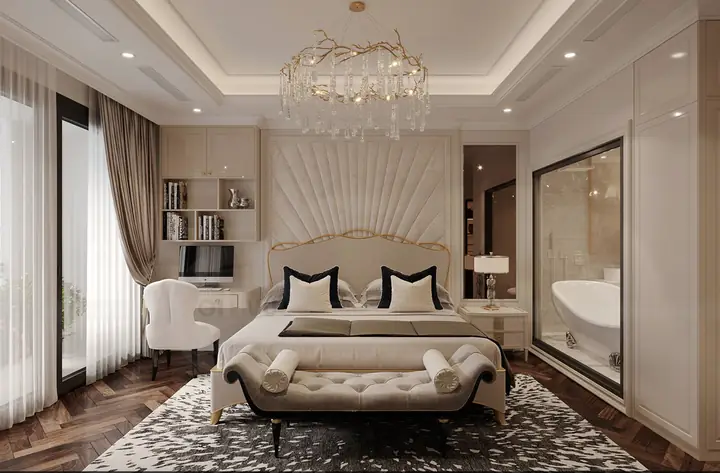 Mẫu Thiết Kế Nội Thất Căn Hộ Tân Cổ Điển Đẹp Nhất Royal City