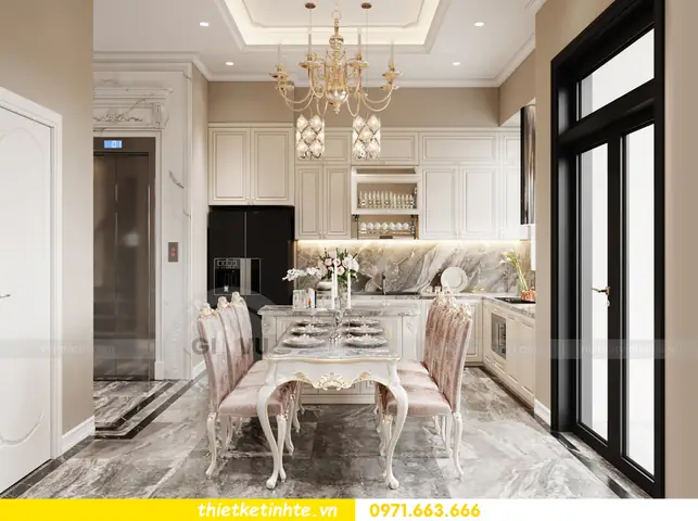Chi Phí Thiết Kế Nội Thất Chung Cư Tân Cổ Điển