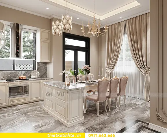 Chi Phí Thiết Kế Nội Thất Chung Cư Tân Cổ Điển