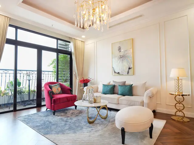 Thiết Kế Thi Công Nội Thất Chung Cư Tân Cổ Điển Nhà Chị Nhi