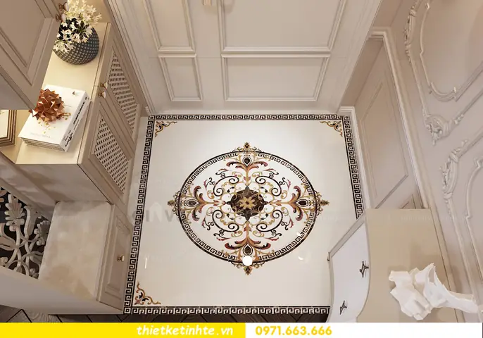 Mẫu Căn Hộ Tân Cổ Điển 3 Ngủ Diện Tích 120m2