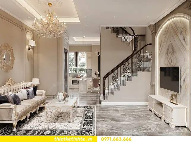 Chi Phí Thiết Kế Nội Thất Chung Cư Tân Cổ Điển