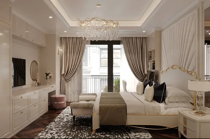 Mẫu Thiết Kế Nội Thất Căn Hộ Tân Cổ Điển Đẹp Nhất Royal City