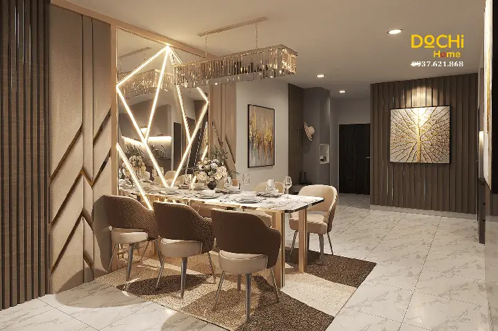 Bếp Và Bàn Ăn - Liền Mạch Và Sang Trọng