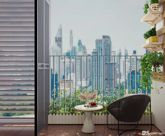 Thiết Kế Thi Công Nội Thất Căn Hộ Hà Đô Centrosa Ban Công