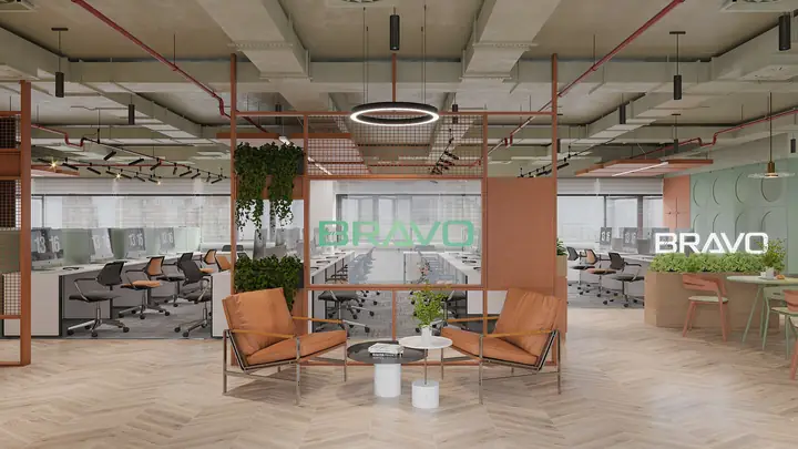 Thiết Kế Nội Thất Văn Phòng Bravo R&d