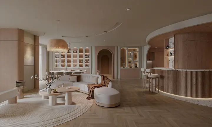 Thiết Kế Nội Thất Căn Hộ Đập Thông R5 Royal City