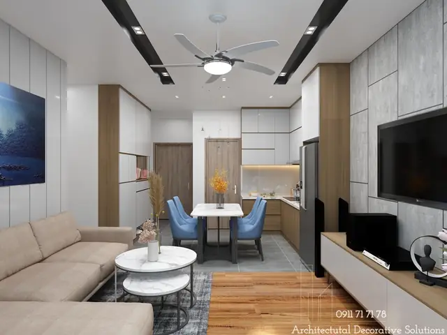 Thiết Kế Nội Thất Căn Hộ Saigon South Residences 3 Phòng Ngủ