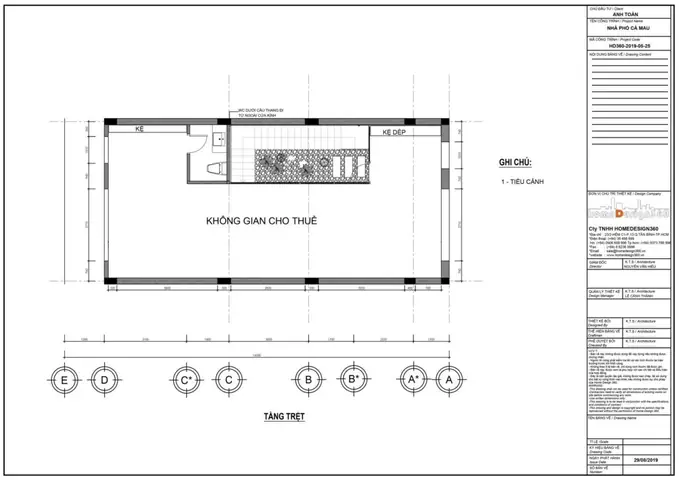 Mặt Bằng Sau Khi Bố Trí