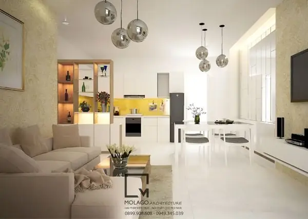 Phối Cảnh Thiết Kế Nội Thất Căn Hộ Diện Tích Nhỏ The Art