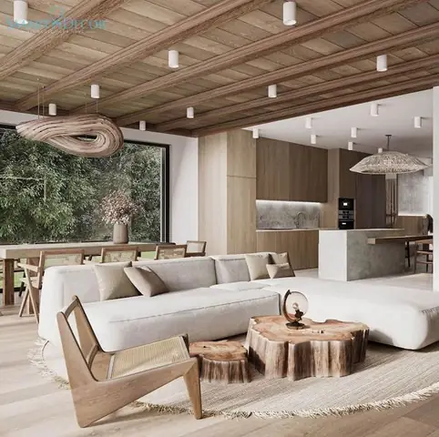 Nội Thất Phòng Khách Mộc Mạc