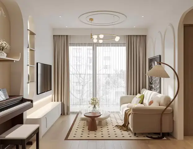 Thiết Kế Nội Thất Căn Hộ 53m2 Phong Cách Tối Giản