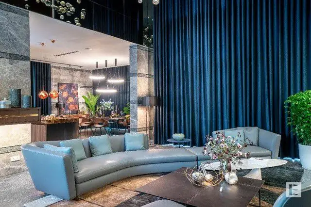 Bộ Sofa Của Minotti Với Thiết Kế Cong Độc Đáo Tại Biệt Thự Đảo Ecopark Grand – The Island