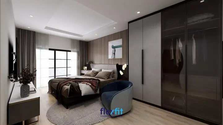 Mẫu Phòng Ngủ Gam Màu Tối Phong Cách Bắc Âu