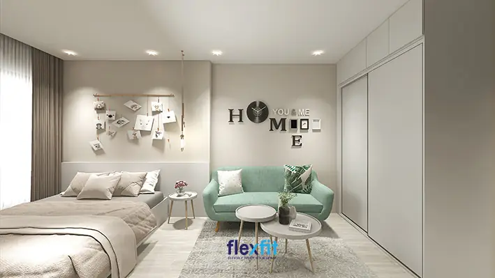 Mẫu Nội Thất Thiết Kế Gọn Nhẹ Trong Phòng Ngủ Phong Cách Châu Âu