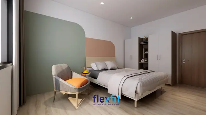 Mẫu Phòng Ngủ Thiết Kế Kết Hợp Đa Dạng Gam Màu