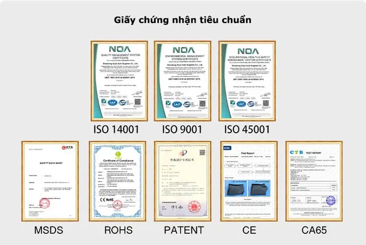 Tiêu Chuẩn An Toàn Và Bảo Hành