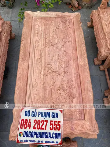 Bàn Minh Quốc Gỗ Hương Đá