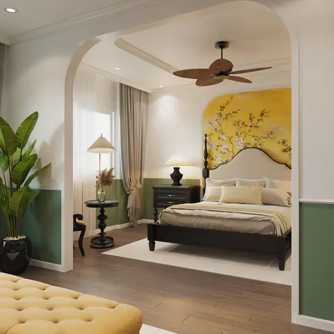 Toàn Cảnh Phòng Ngủ Nhìn Từ Cửa Vào