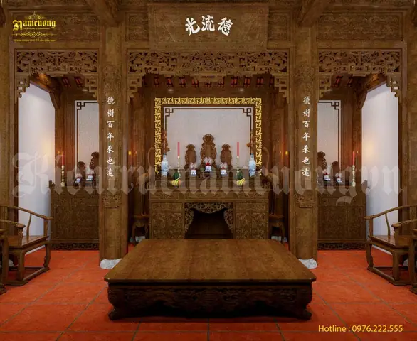 Một Số Cách Bài Trí Nhà Thờ Họ Vừa Đẹp Mắt Vừa Đúng Theo Quy Chuẩn, Hợp Với Thuần Phong Mỹ Tục Người Việt